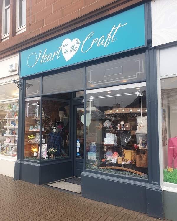 Shopfront Heart of craft, Troon