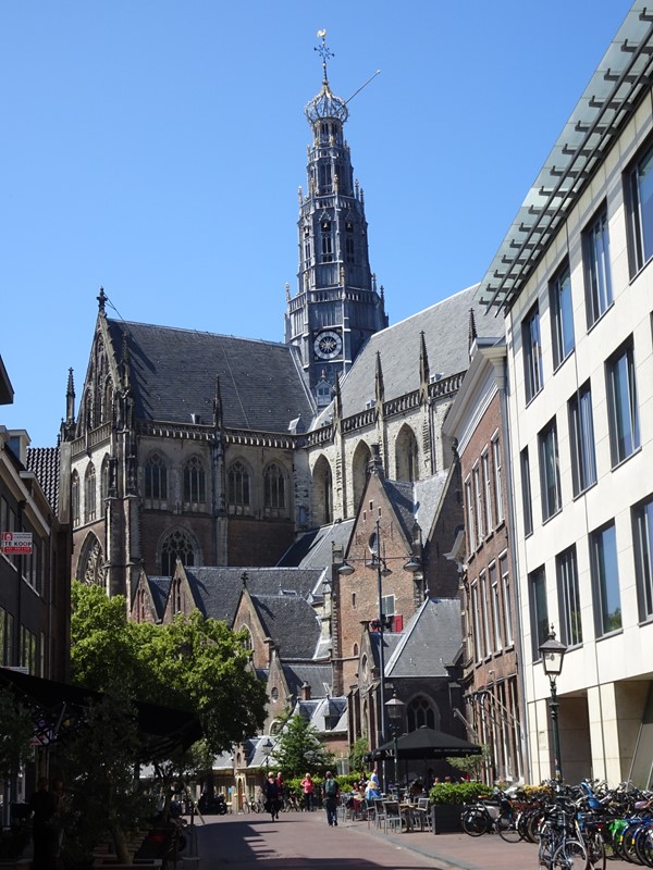 The Grote Kerk dominates the historic town centre.