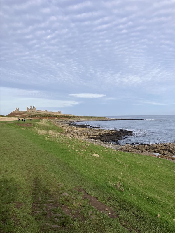 Image of a cliff and a castle