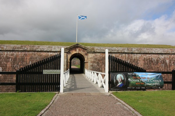 The entrance drawbridge to Fort George