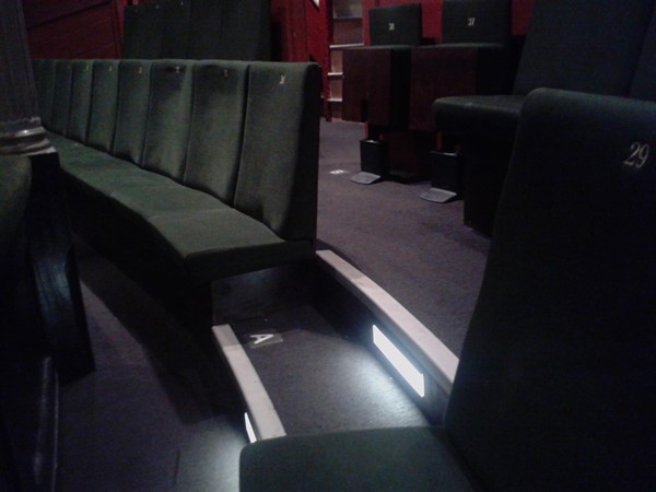 Seating in dress circle