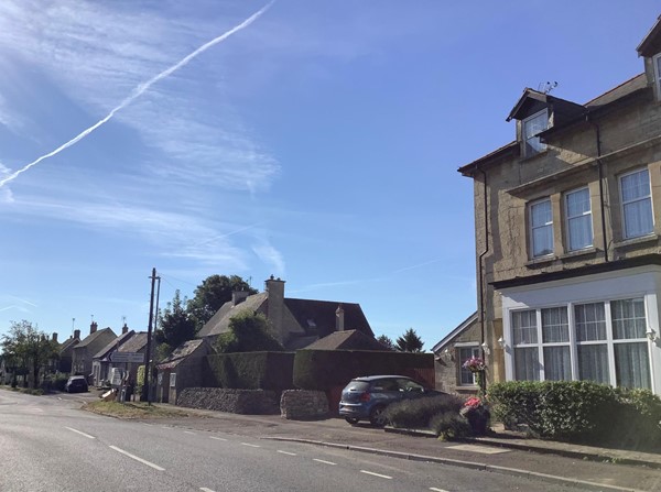 Street and houses