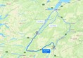 The route of the very enjoyable drive from Fort Augustus and along to Pitlochry, with a short stop at Dalwhinney distillery.