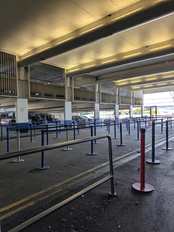 Image of the car park at the terminal