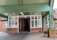 Picture of hotel entrance