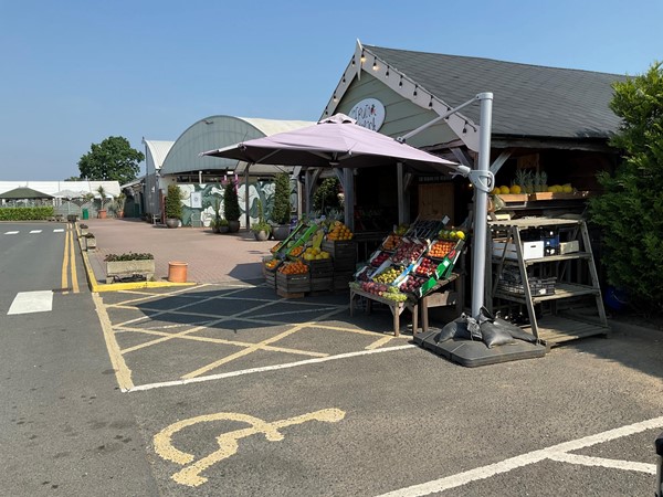 Image of the disabled parking space.