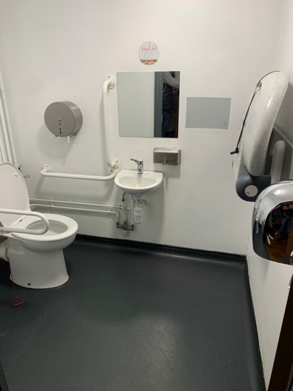 Image of an accessible toilet