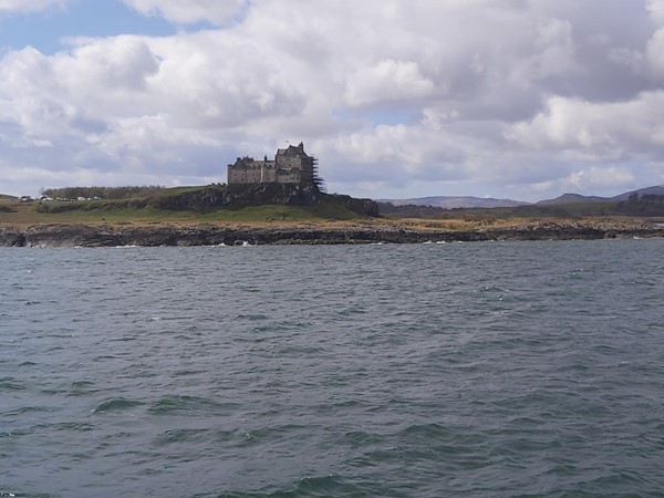 Image of a castle on a rocky island