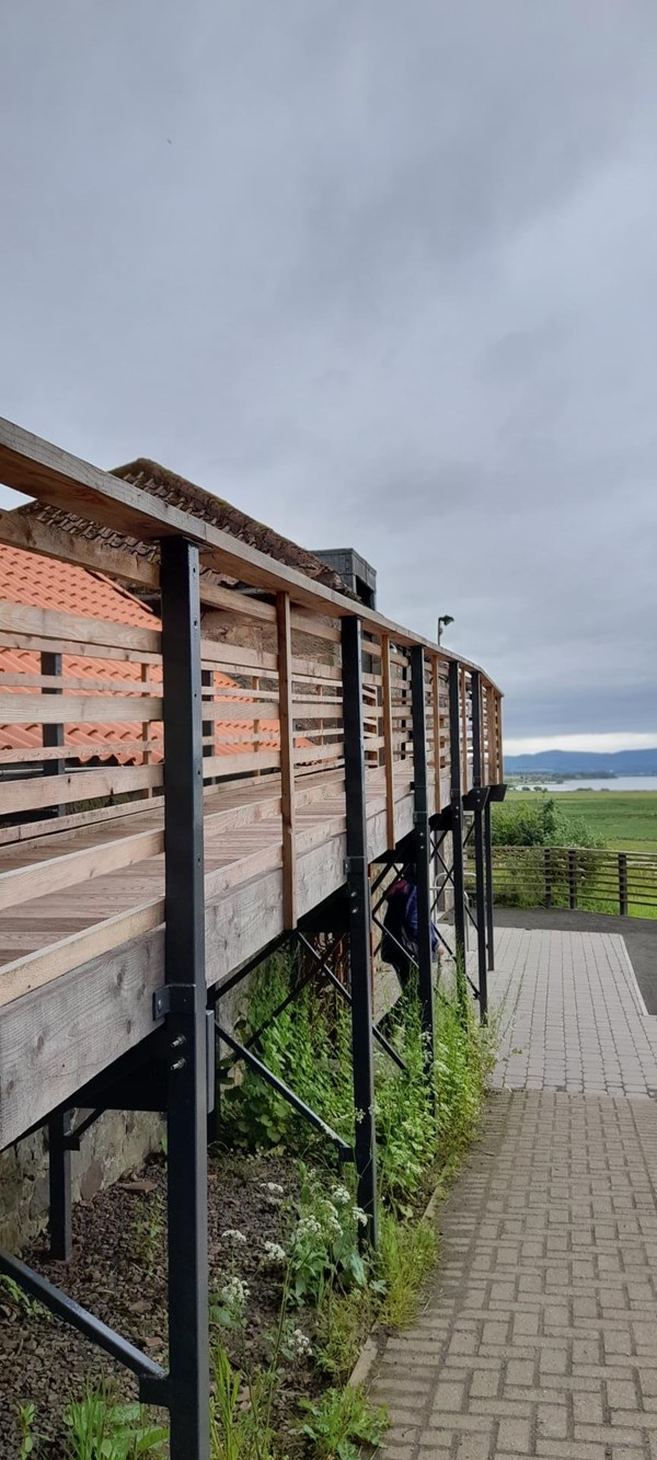 Picture of a Euan's Guide Ambassador meet up at  RSPB Scotland Loch Leven