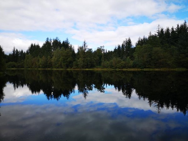 The beautiful large Bruntis Loch