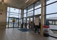 Image of automatic doors at Dunfermline Bus Station