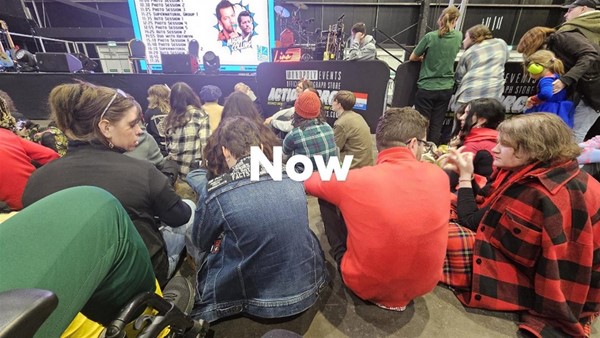 Image of a group of people sitting in a circle