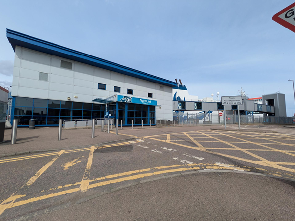 Image of ferry terminal entrance