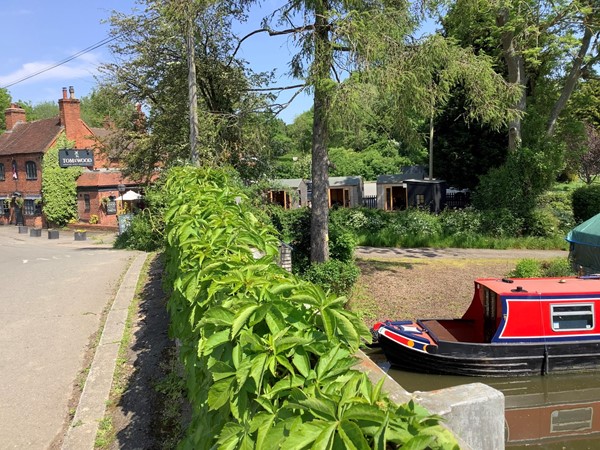 Views across towards the canal