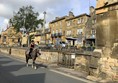 Delightful Cotswold honey coloured houses and buildings on High Street