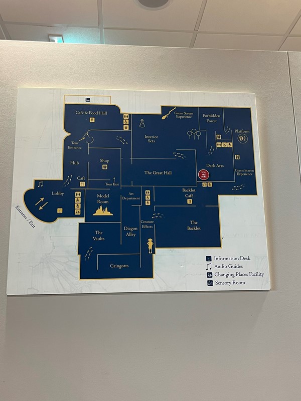 Image of a map of the studios.