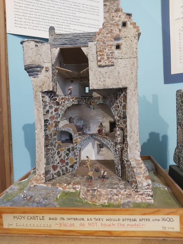 Image of a model of a castle