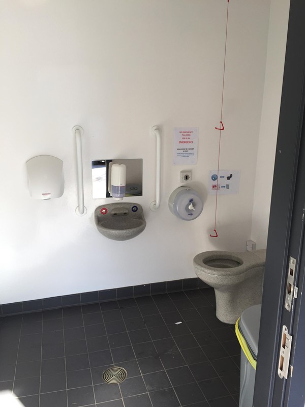 The accessible loo at Loch Lubnaig