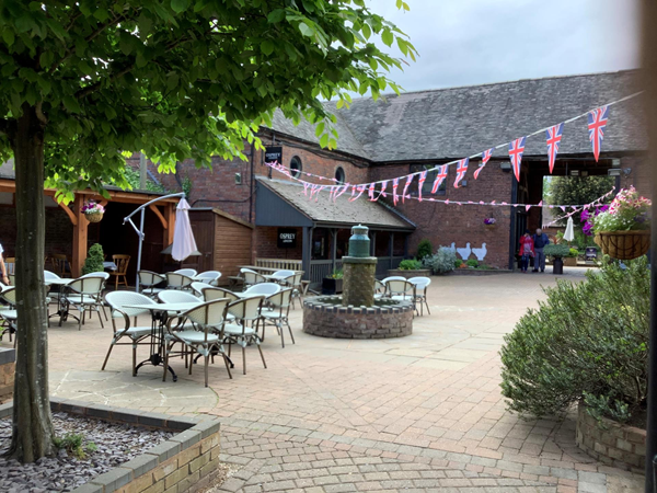 Picture of an outdoor seating area