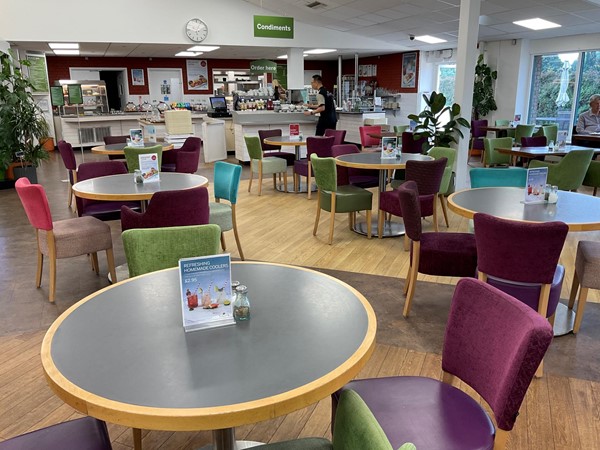 Image of tables and chairs in a room