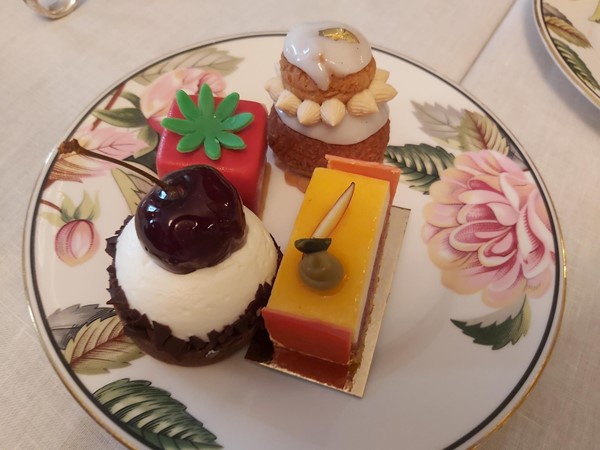 Picture of cakes on a plate