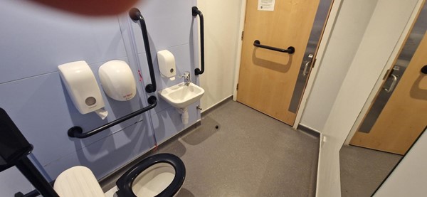 Image of an accessible toilet