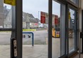 Image of automatic doors at Dunfermline Bus Station