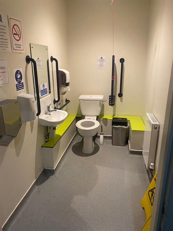 Image of an accessible toilet