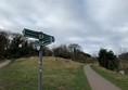 The section of the path near Newhailes House