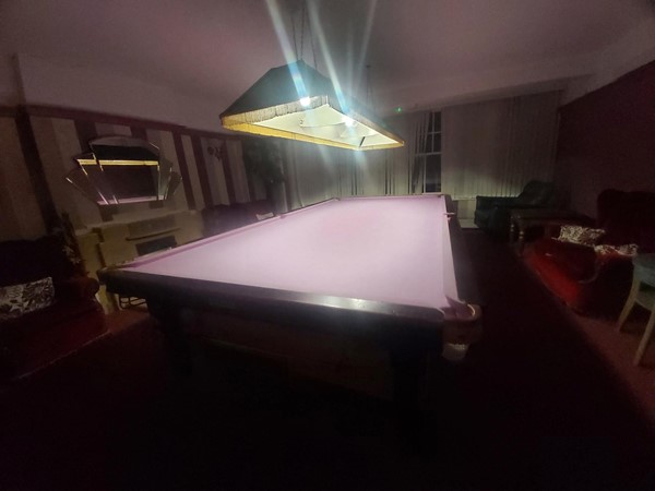 Image of a pool table