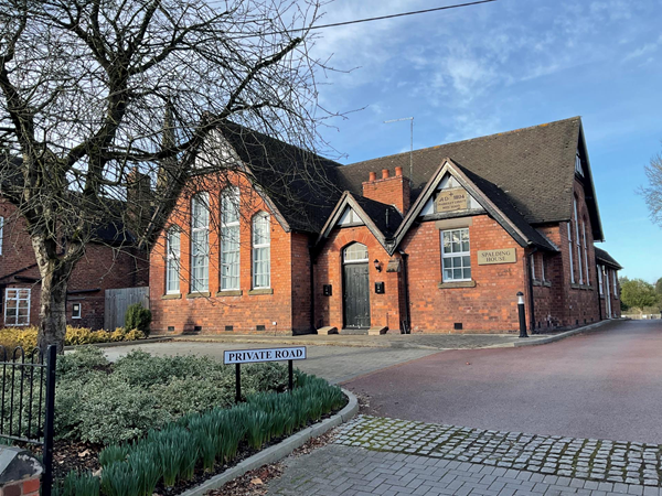 Picture of a red bricked house