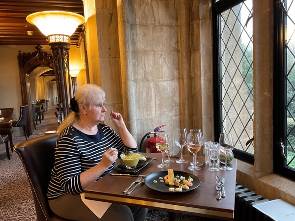 Picture of Nutfield Priory diner at a table