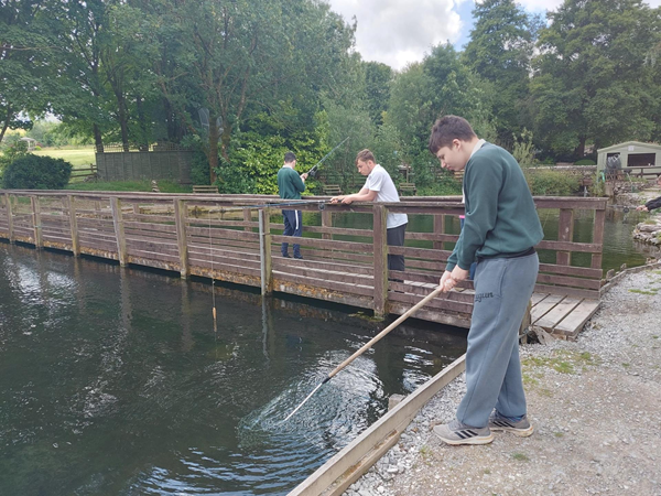 Fishing at Kilnsey Park