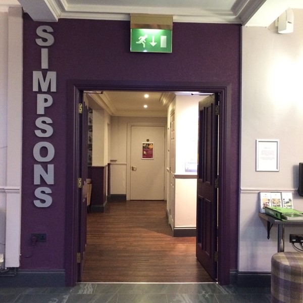 The restaurant and bar entrance