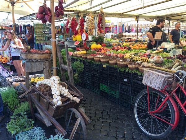 Photo of food at the market.