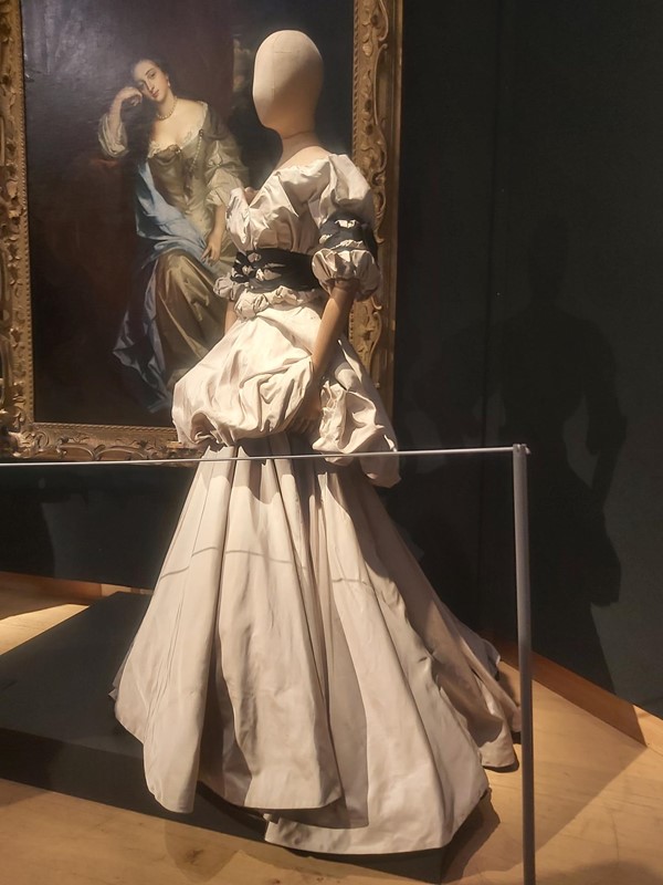 A mannequin in a dress