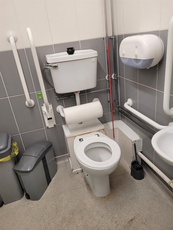 Image of an accessible toilet