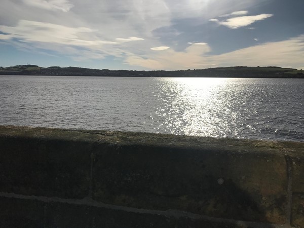 Looking out from Dundee Law