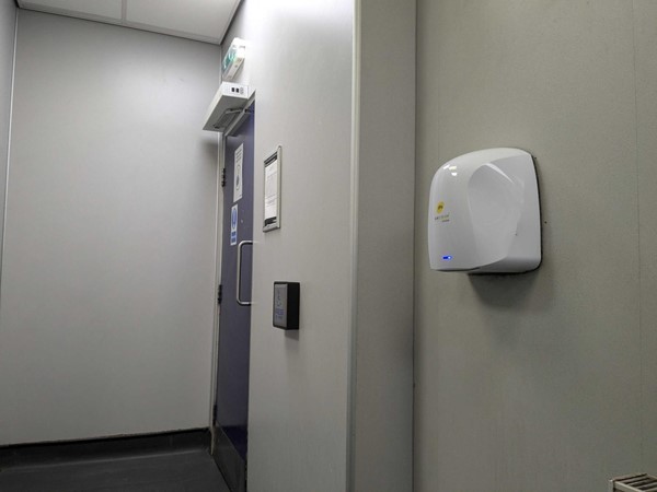 Another image of the accessible toilet.