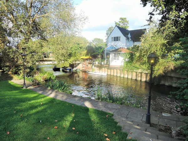 River Thames next to the theatre