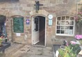 Main entrance to Ripley Castle and Gardens via gift shop.