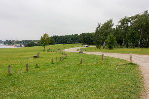 Nice grassy area near the sailing club.