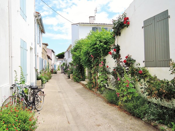 Typical street in Ile de Re