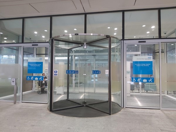 Picture of a revolving door