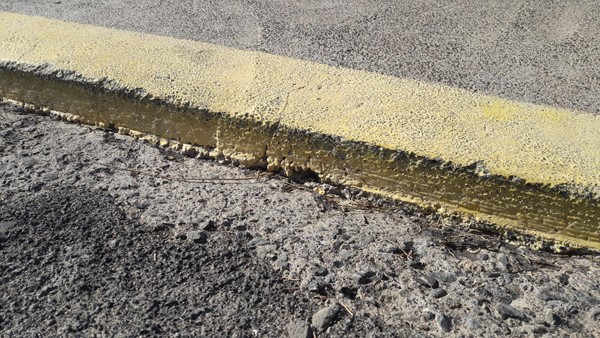 Drop down kerbs in Maspalomas.