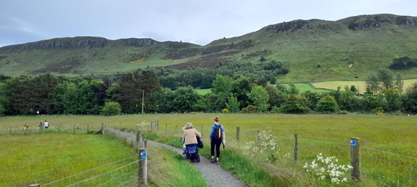 Picture of a Euan's Guide Ambassador meet up at  RSPB Scotland Loch Leven