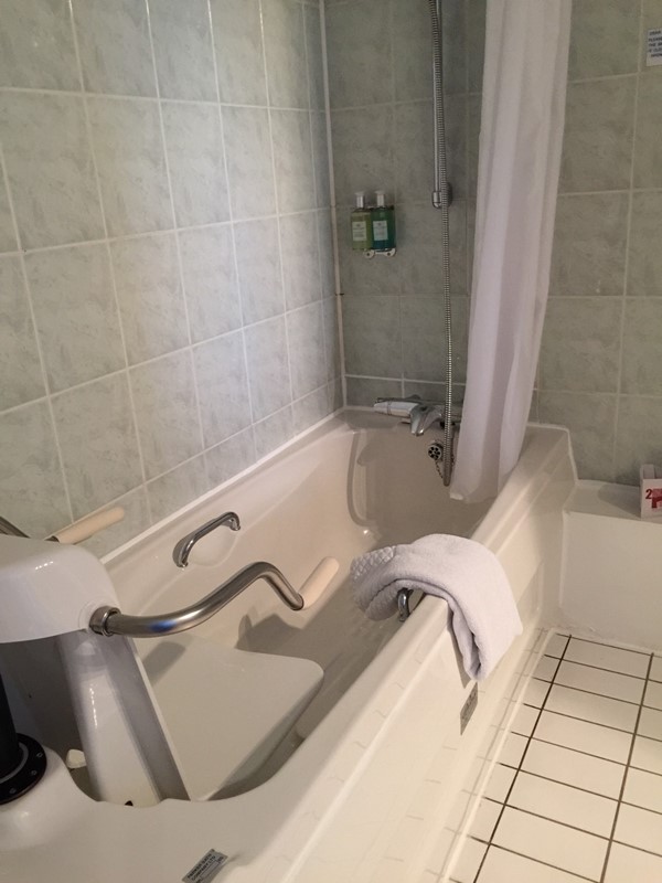 An accessible bathroom